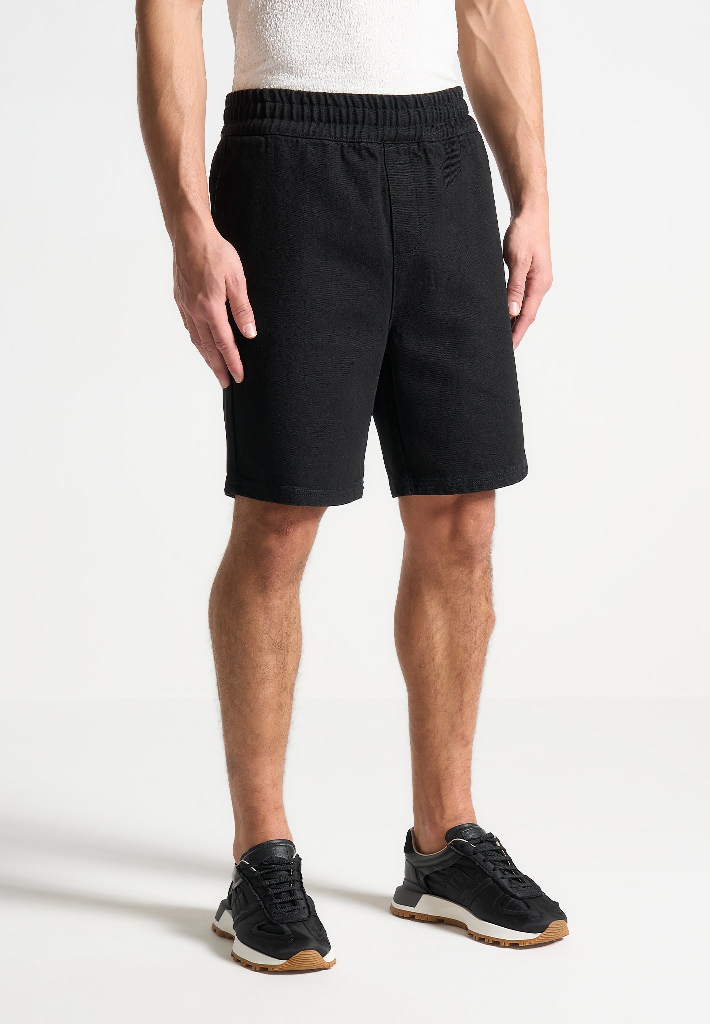 Denim Shorts - Black