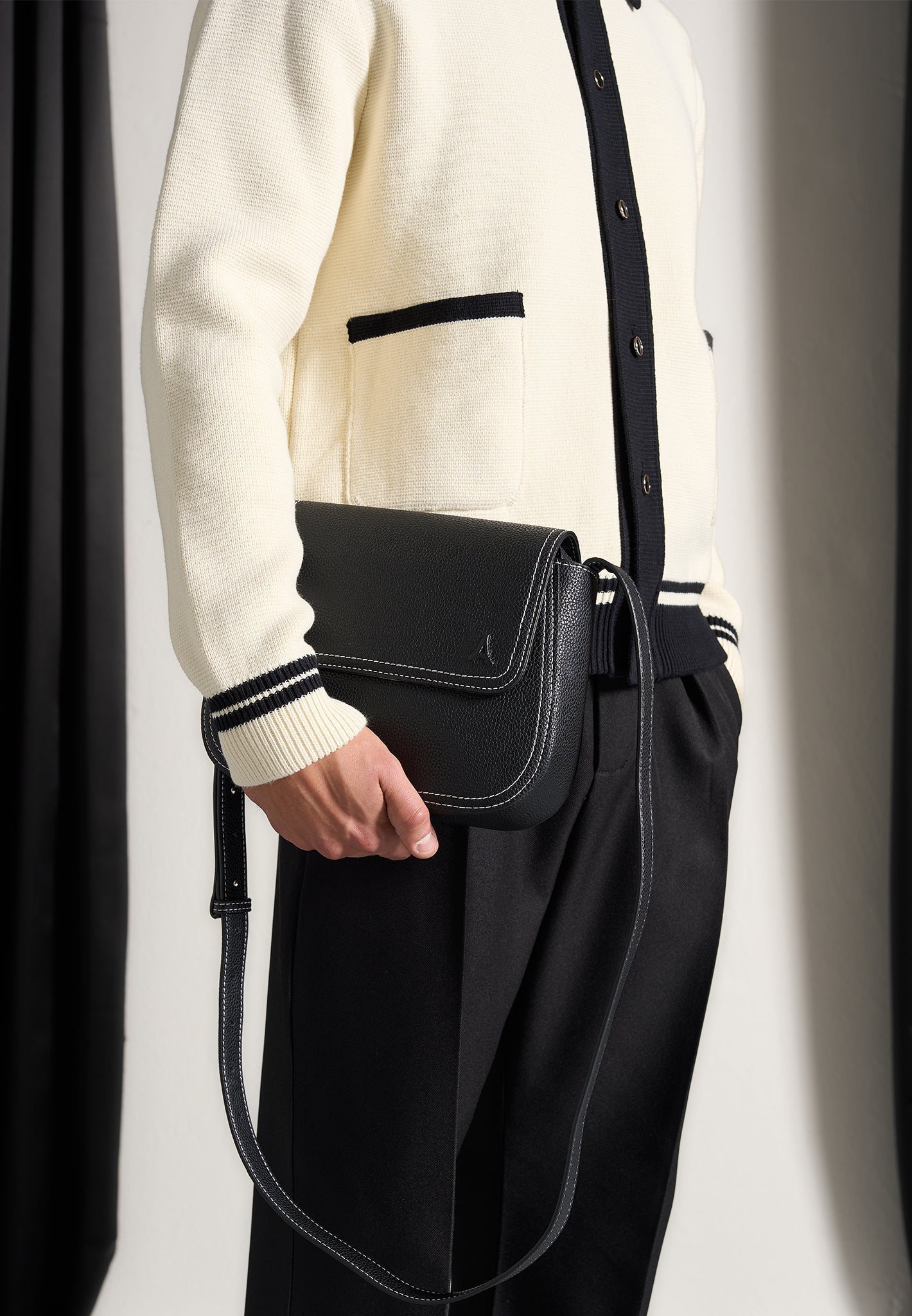 Marseille Crossbody Bag - Black