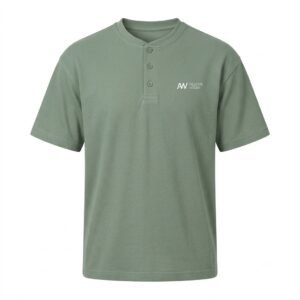 Aesthe Wear Sage Henley T-Shirt