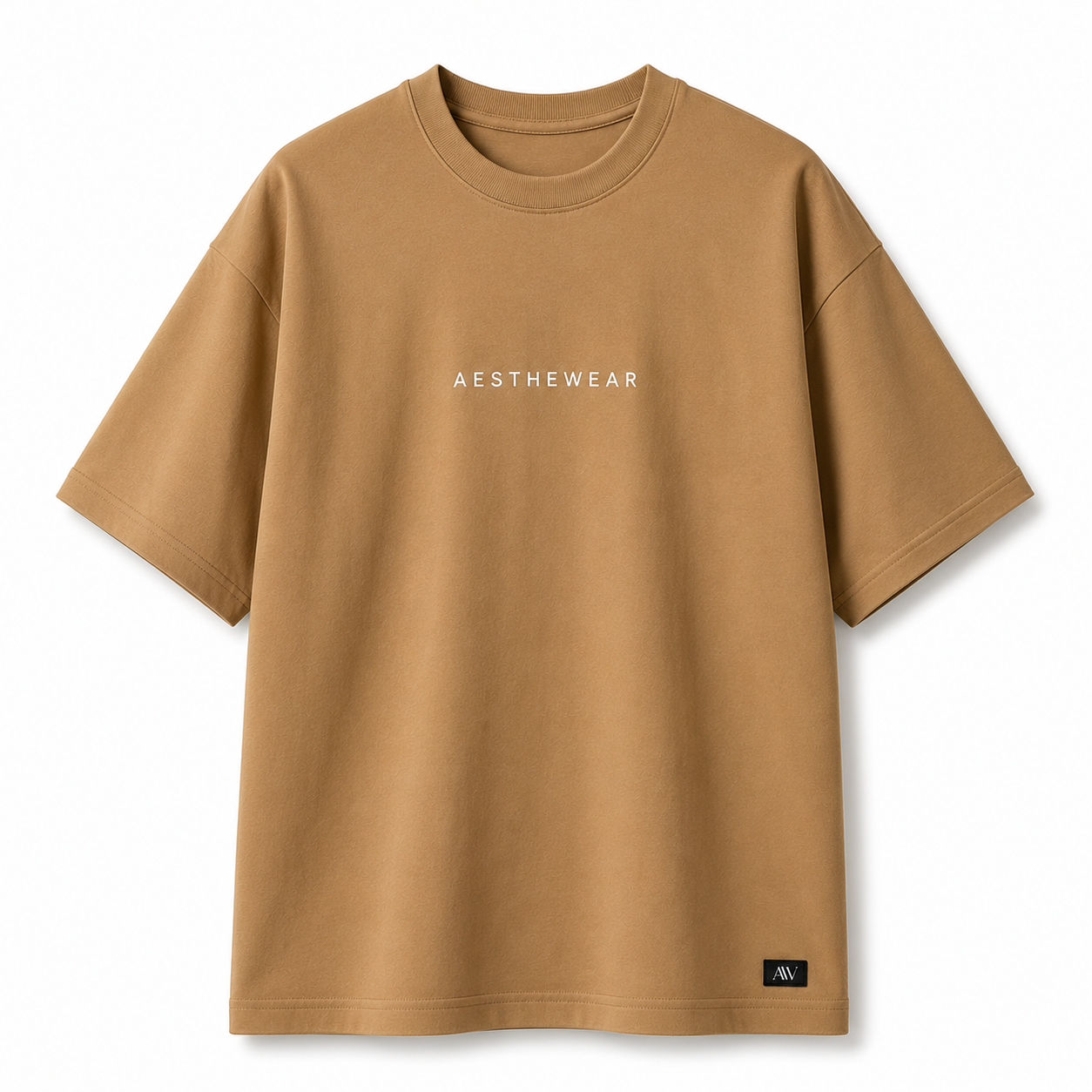 AESTHEWEAR Camel Oversized T-Shirt